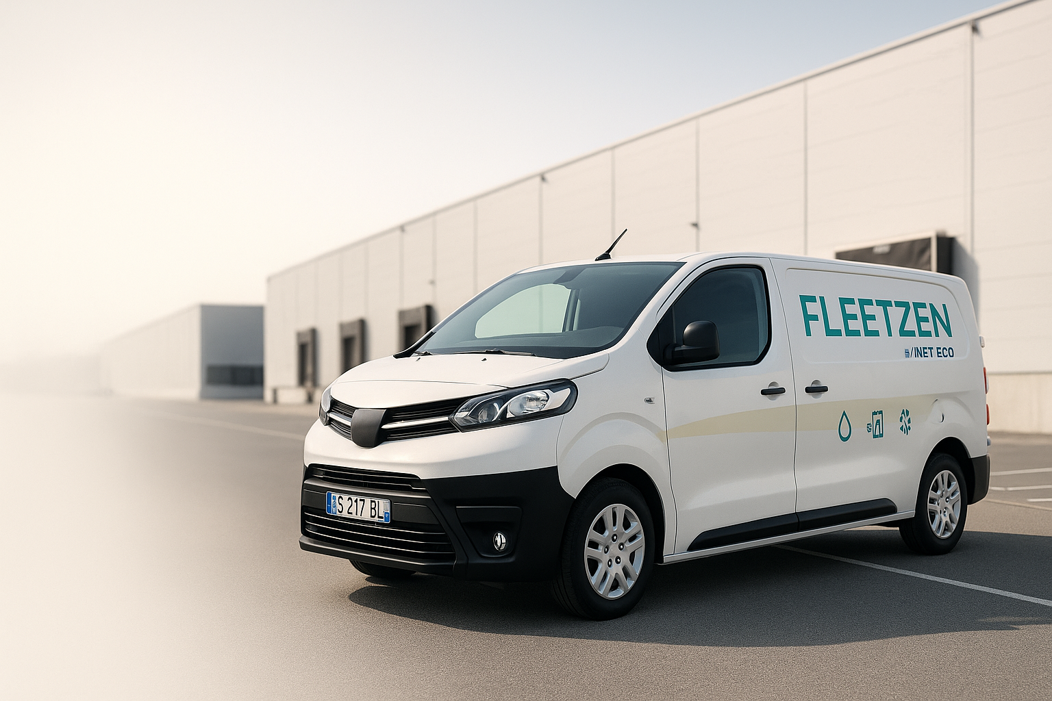Lavage camion poids lourd mobile sur site - Van FleetZen équipé pour entretien de flottes de transport en Île-de-France avec service carburant et mécanique légère